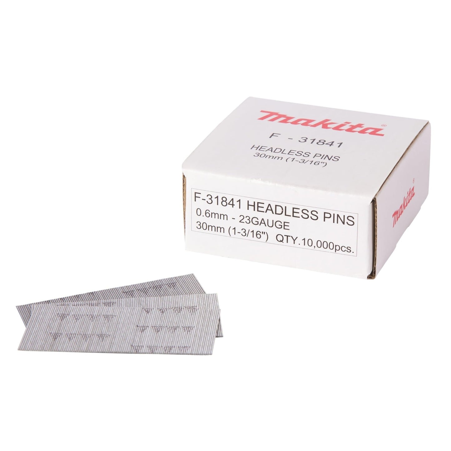 Makita F-31841 - Clavos Pin 30mm (Lote de 10000 uds) - Ferrotecnia