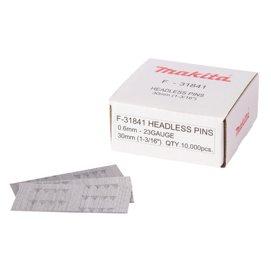 Makita F-31841 - Clavos Pin 30mm (Lote de 10000 uds) - Ferrotecnia