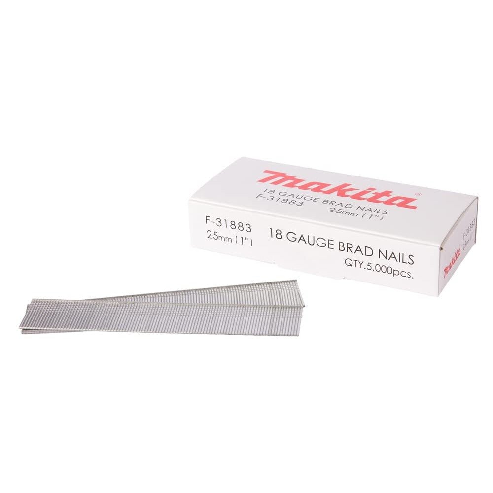 Makita F-31883 - pasadores de 25 mm y calibre 18 (Lote de 5000 uds) - Ferrotecnia