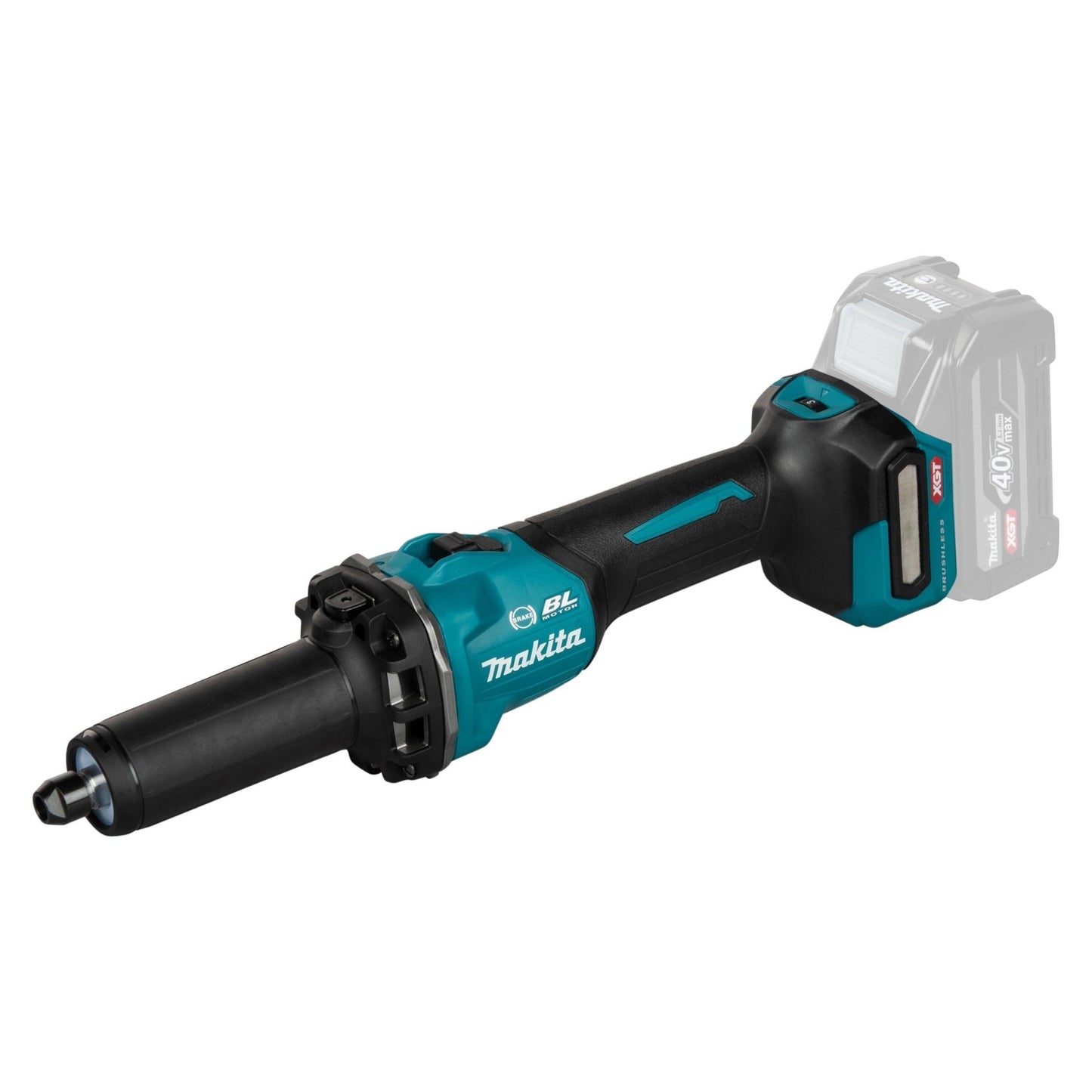 Makita GD001GZ - Lijadora recta inalámbrica 40 V, máx. sin batería, sin cargador con interruptor deslizante - Ferrotecnia