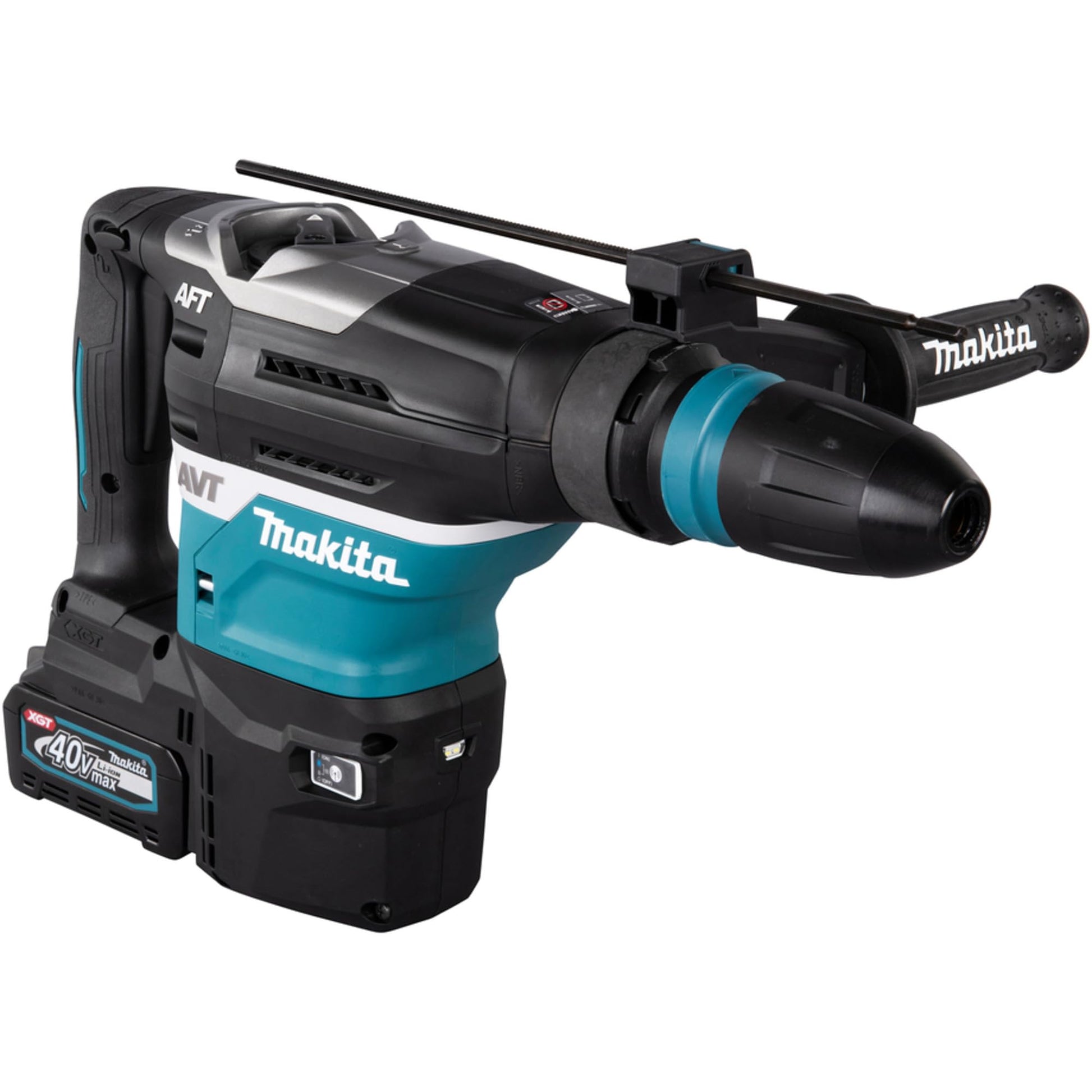 Makita HR005GM202 - Martillo Combinado BL 40Vmax XGT 40mm SDS-MAX 4Ah 2 bat. AFT AWS
