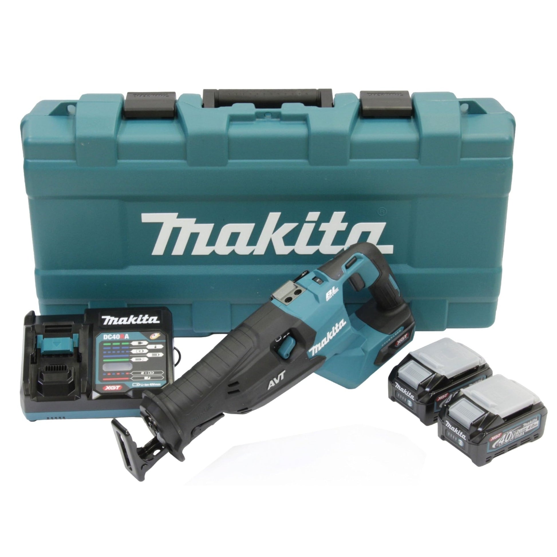 Makita JR002GM201 - Sierra de sable (40 V máx./4,0 Ah, 2 baterías + cargador) - Ferrotecnia