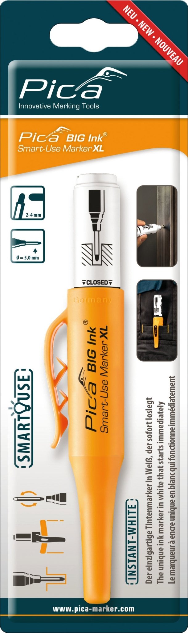 Marcador permanente de uso inteligente Pica XL BIG Ink - Ferrotecnia