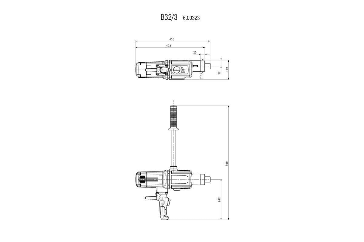 Metabo 600323000 - Taladradora B 32/3