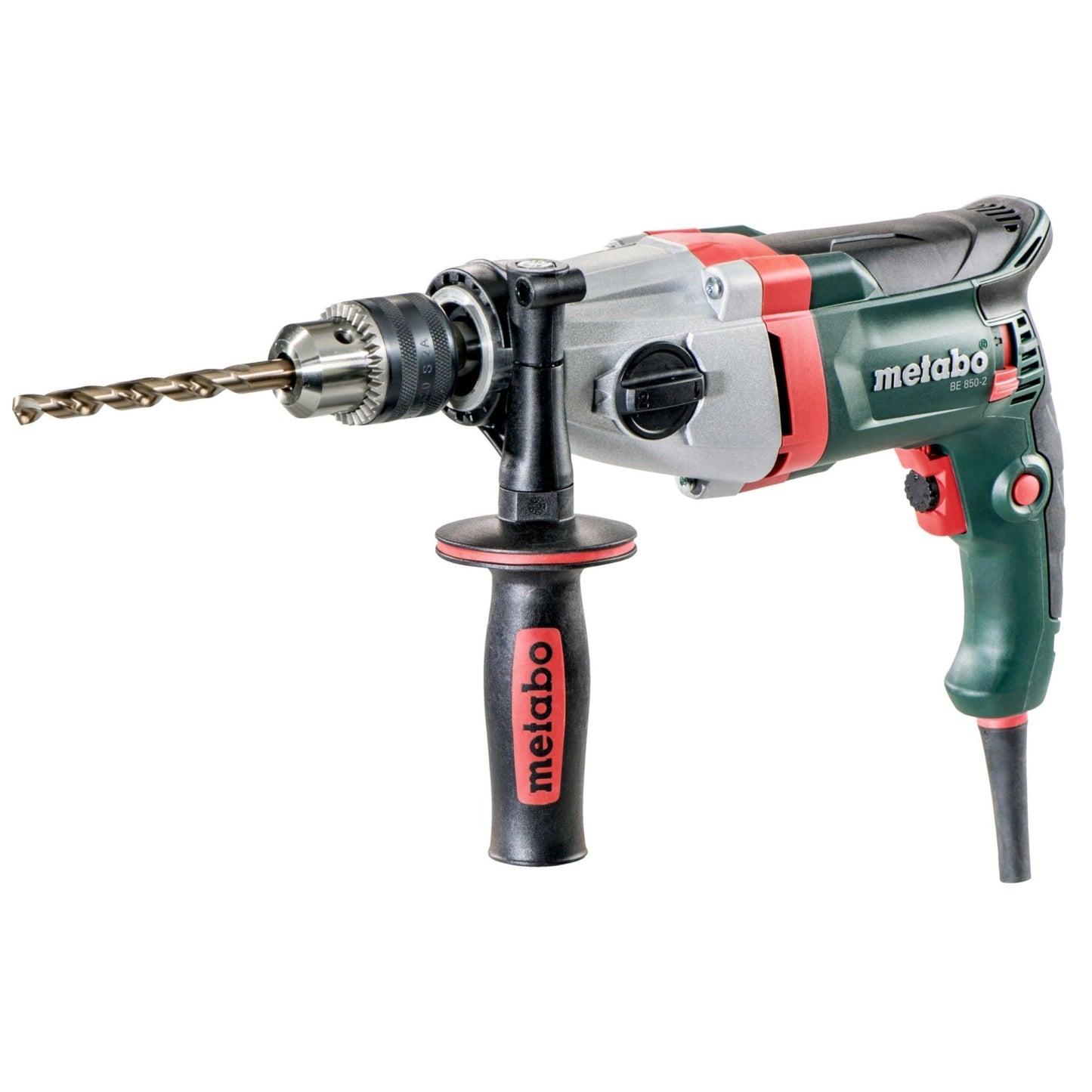 Metabo 600573000 - Taladro BE 850-2 850 W, 2 velocidades, portabrocas de corona dentada - Ferrotecnia