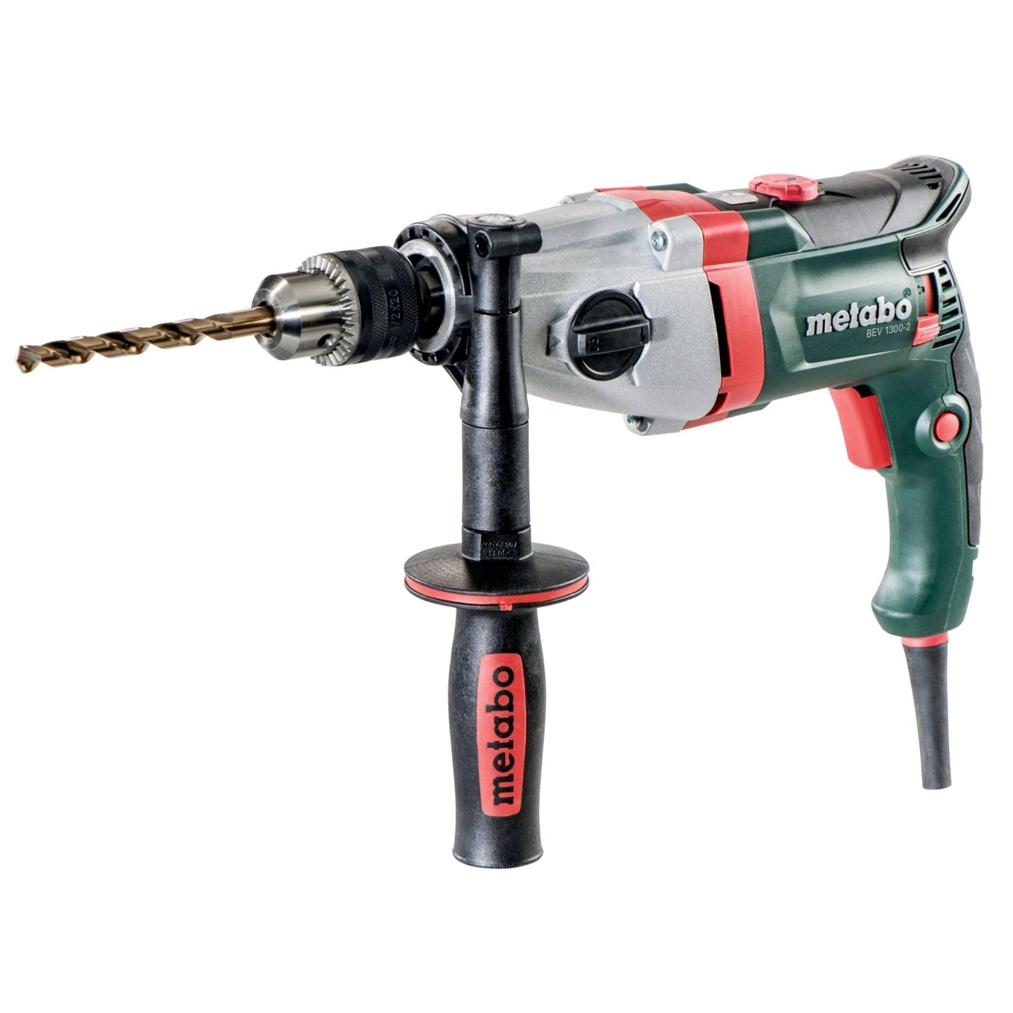Metabo 600574000 - Taladro BEV 1300-2 1300 W, 2 velocidades, portabrocas de corona dentada - Ferrotecnia