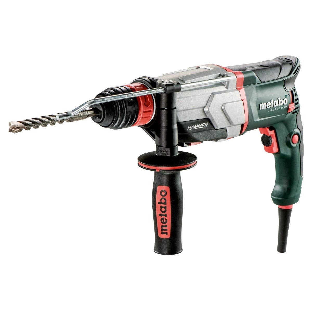 Metabo 600697500 - Martillo ligero SDS-plus UHE 2660-2 Quick 800 W con maletín - Ferrotecnia