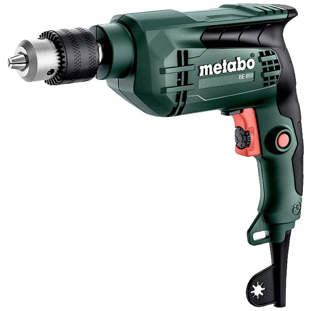 Metabo 600741000 - Taladro BE 650 650 W, 1 velocidad, portabrocas de corona dentada