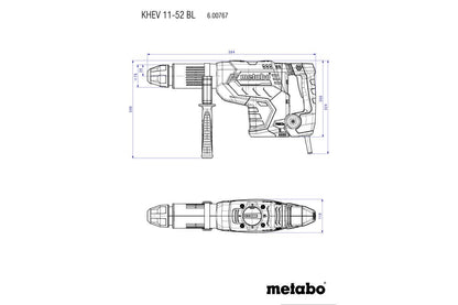Metabo 600767500 - Martillo combinado KHEV 11-52 BL