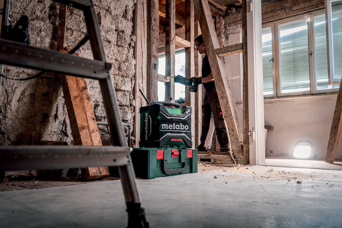Metabo 600779850 - Radio para obras de batería RC 12-18 32W BT DAB+