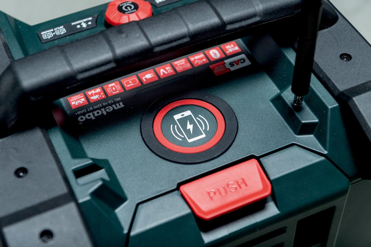 Metabo 600779850 - Radio para obras de batería RC 12-18 32W BT DAB+