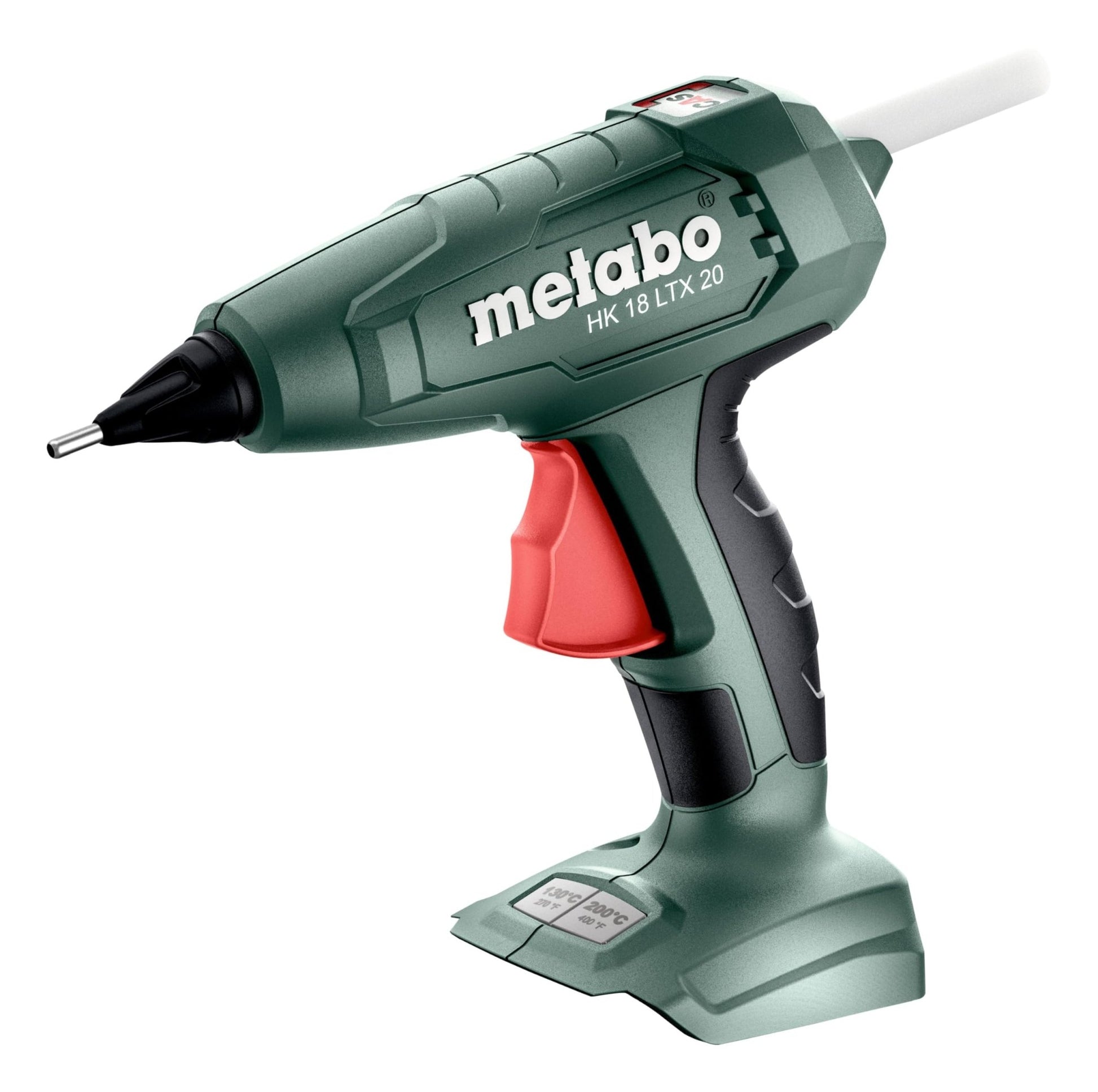 Metabo 600797850 - Pistola de cola HK 18 LTX 20 18 V, barras 11 mm, sin batería ni cargador