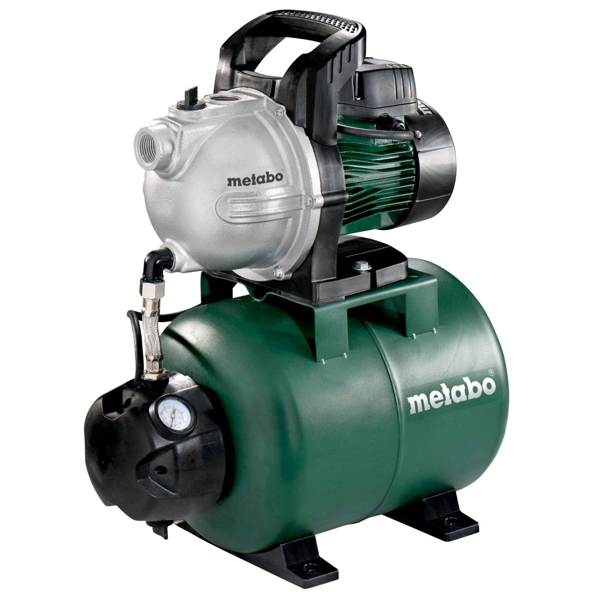 Metabo 600971000 - Grupo de presión HWW 4000/25 G, 1100 W, 4000 l/h, 4,6 bar, depósito 24 l - Ferrotecnia