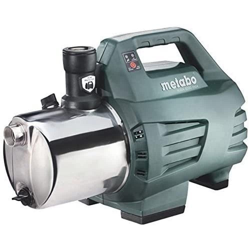 Metabo 600980000 - Bomba de jardín automática HWA 6000 Inox, 1300 W, 6000 l/h, 5,5 bar