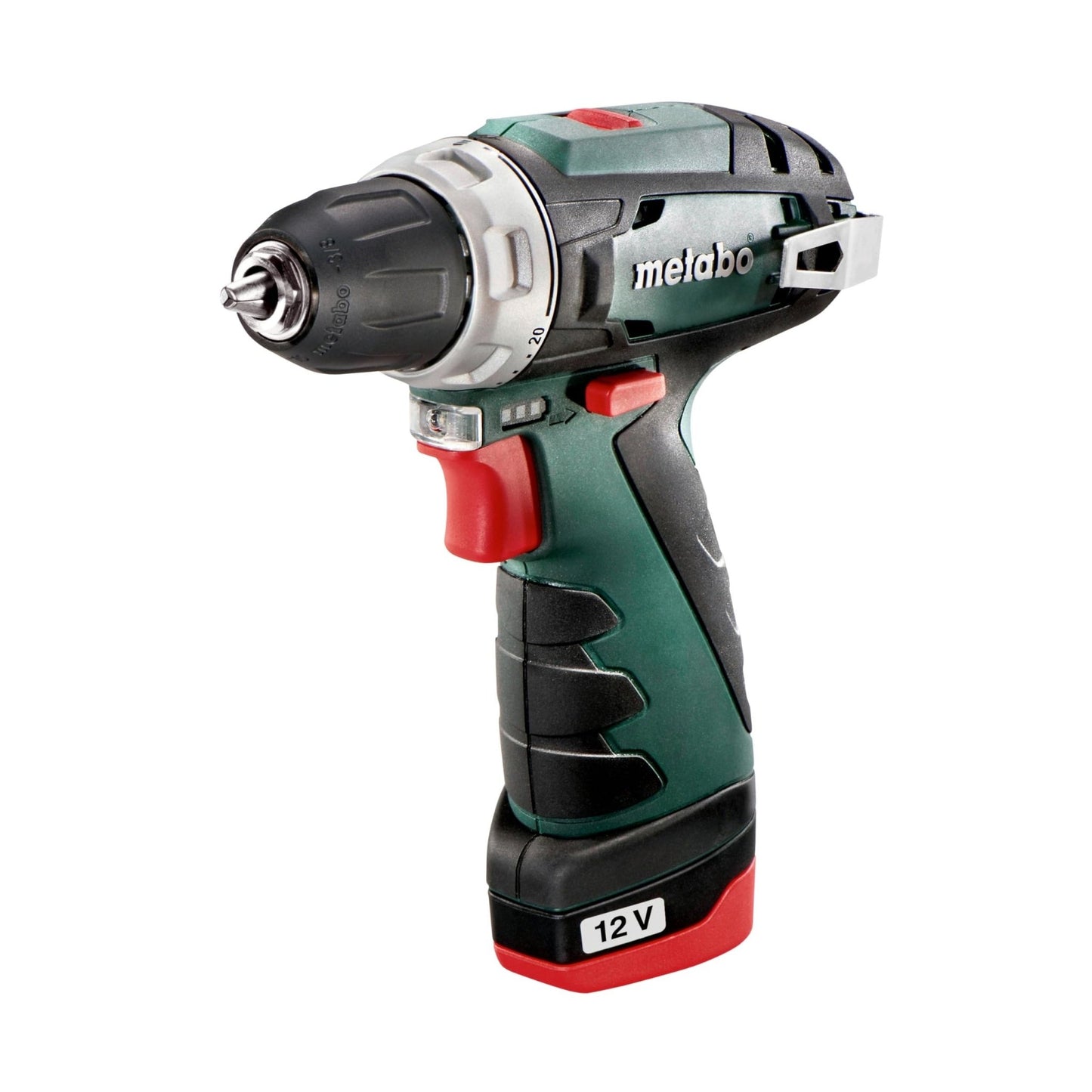 Metabo 600984500 - Taladro atornillador de batería PowerMaxx BS Basic 12 V, 2x2,0 Ah, con maletín - Ferrotecnia