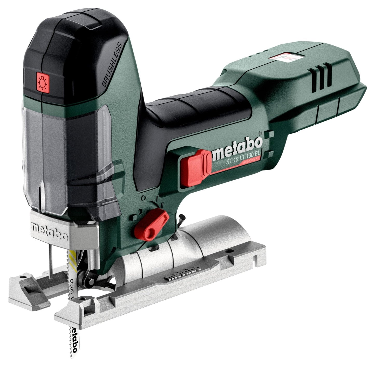 Metabo 601054850 - Sierra de calar de batería ST 18 LT 130 BL 18 V, sin batería ni cargador