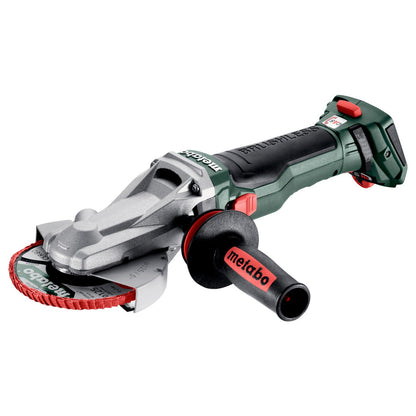 Metabo 601308840 - Amoladora angular de cabeza plana de batería WVBF 18 LTX BL 15-125 Quick