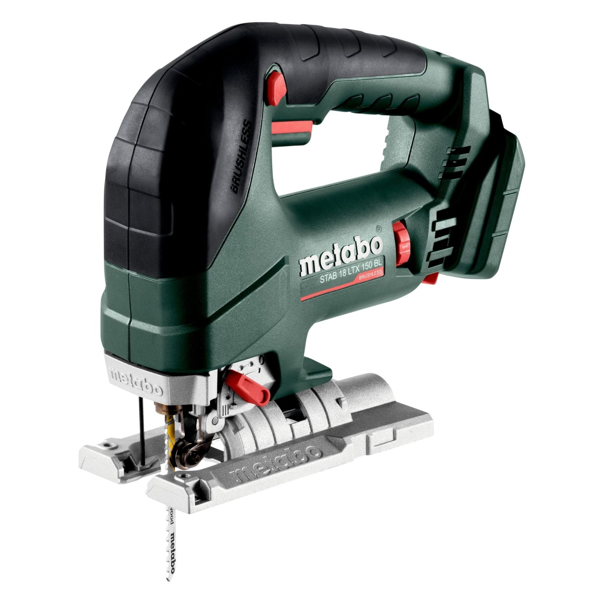 Metabo 601503850 - Sierra de calar de batería STAB 18 LTX 150 BL 18 V, sin batería ni cargador - Ferrotecnia