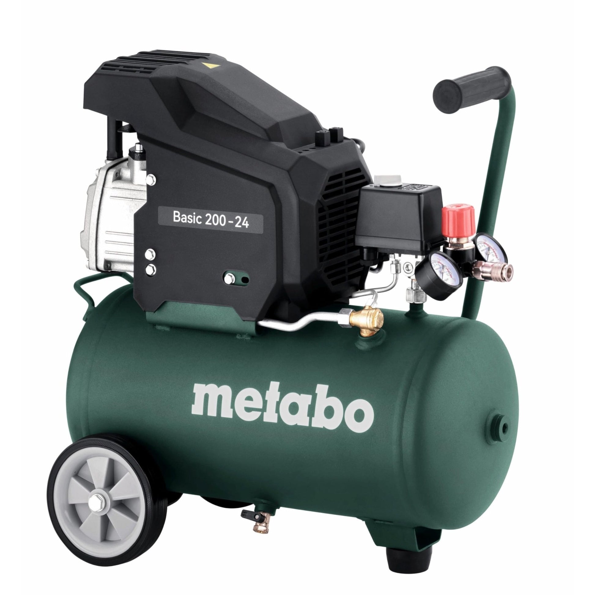 Metabo 601522000 - Compresor de pistón Basic 200-24, calderín 24 l, 8 bar, 1,2 kW - Ferrotecnia