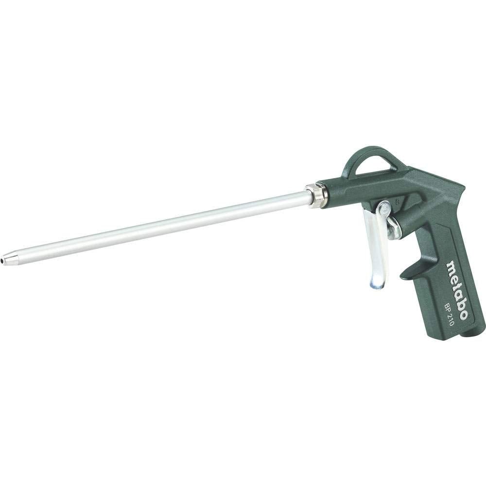 Metabo 601580000 - Pistola de soplado neumática BP 210, boquilla larga de 210 mm, 2-6 bar