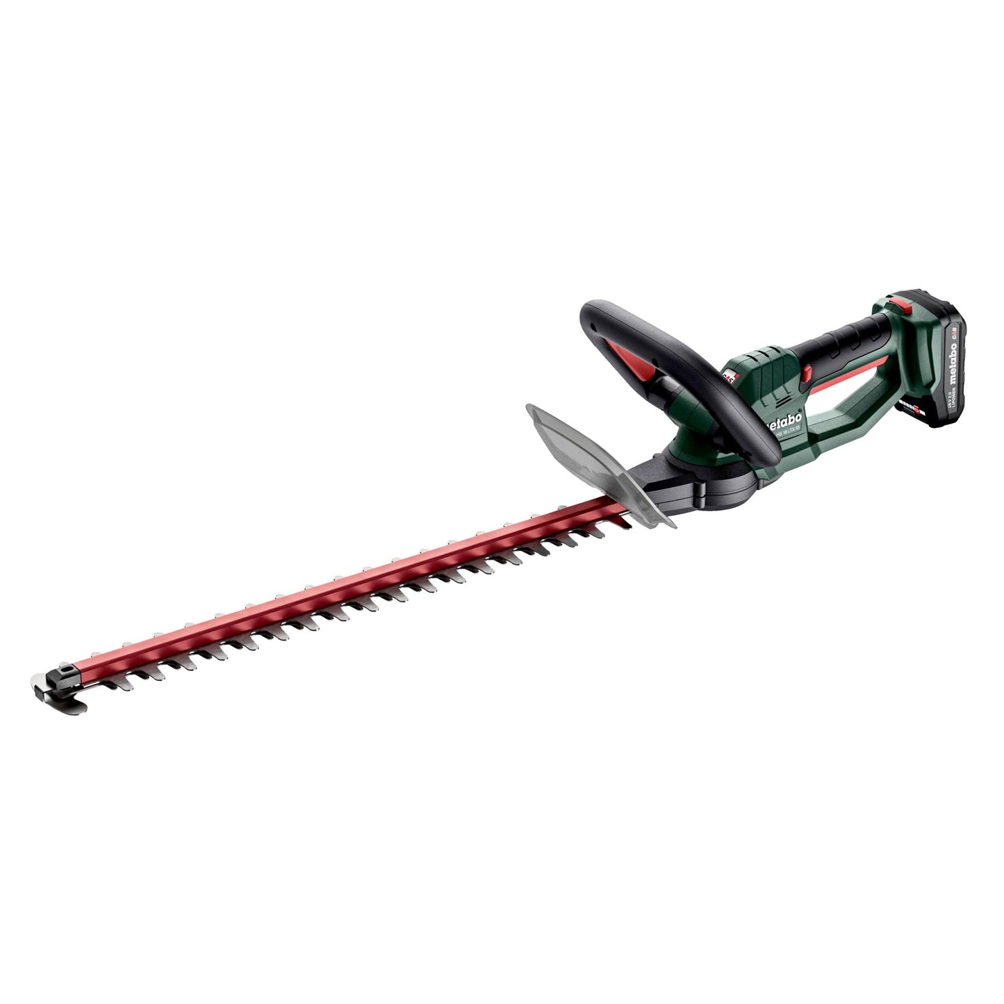 Metabo 601718500 - Cortasetos de batería HS 18 LTX 55 18 V, espada de 55 cm, 2 baterías 2,0 Ah