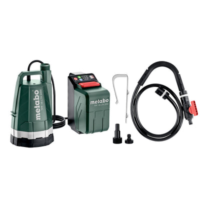 Metabo 601729850 - Bomba sumergible y de barril de lluvia de batería TPF 18 LTX 2200