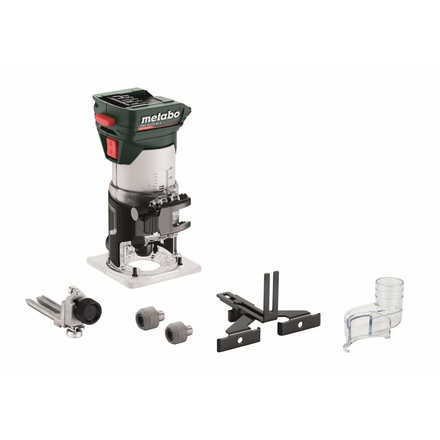 Metabo 601742850 - Fresadora de cantos de batería FMV 18 LTX BL 8 18 V, sin batería ni cargador - Ferrotecnia