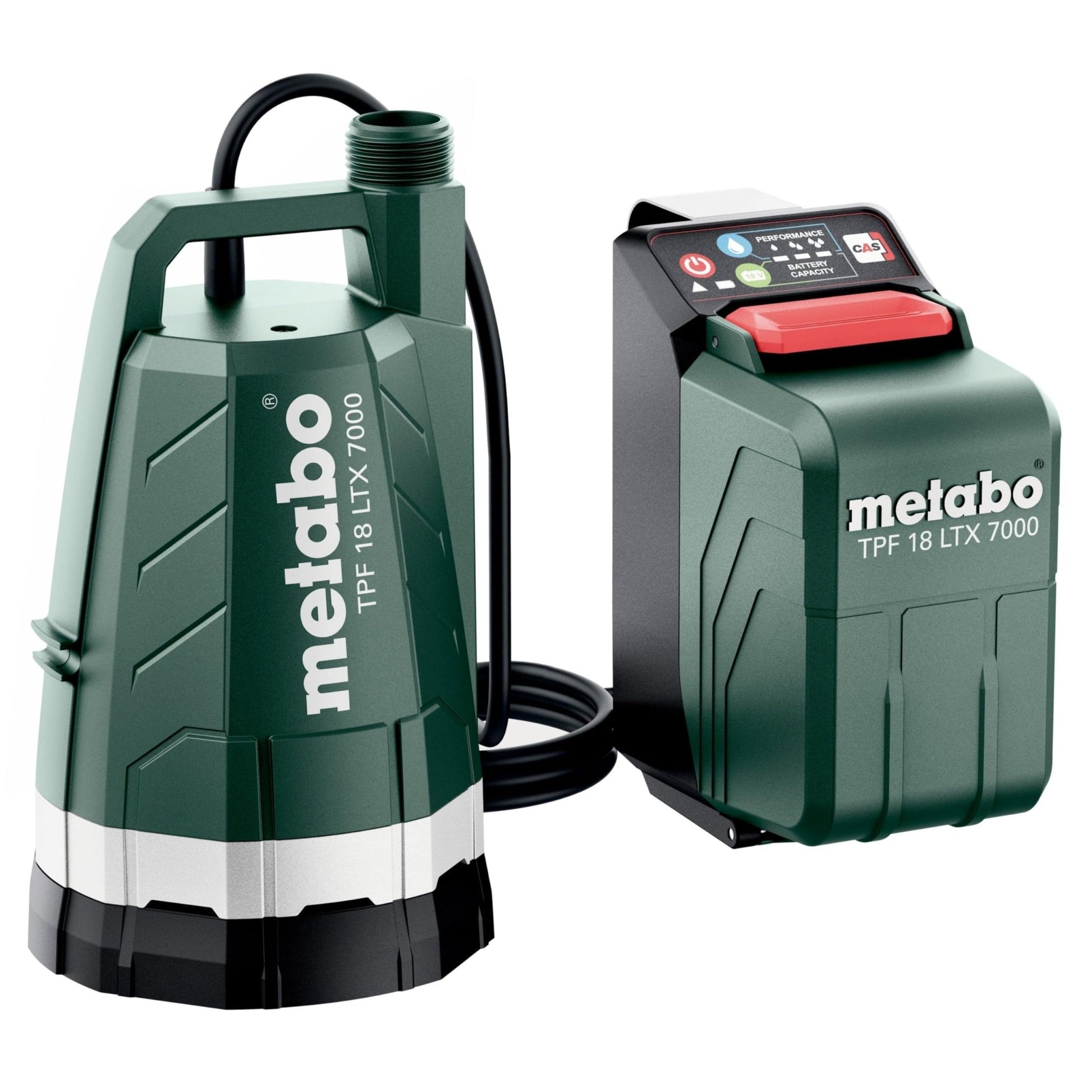 Metabo 601748850 - Bomba sumergible de batería TPF 18 LTX 7000 18 V, 7.000 l/h, sin batería - Ferrotecnia