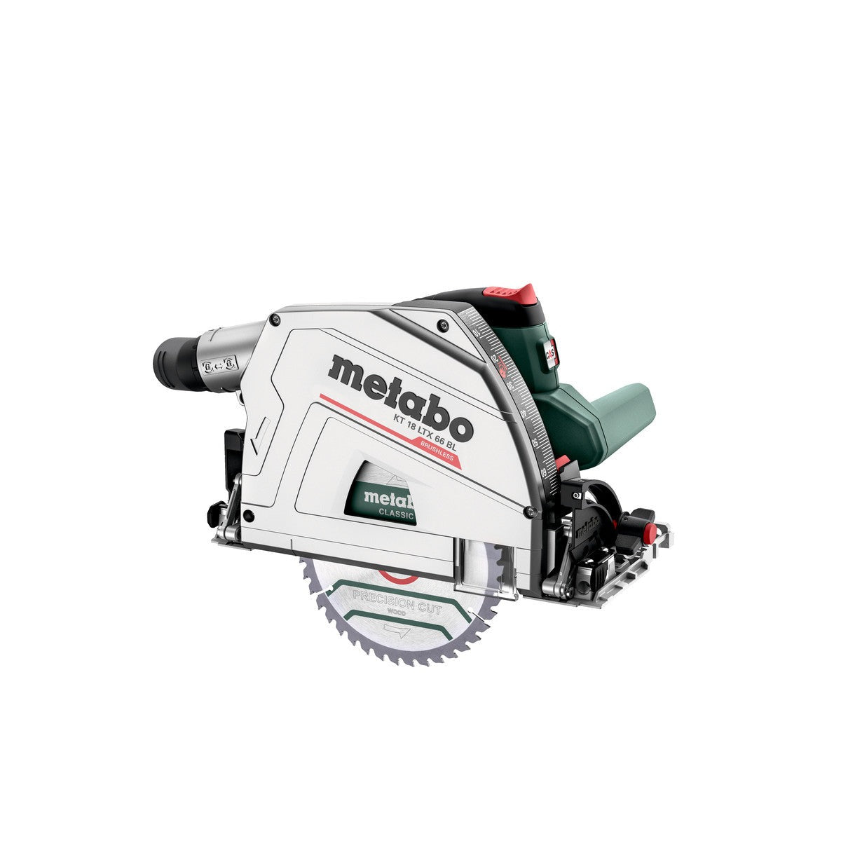 Metabo 601866810 - Sierra circular de inmersión de batería KT 18 LTX 66 BL