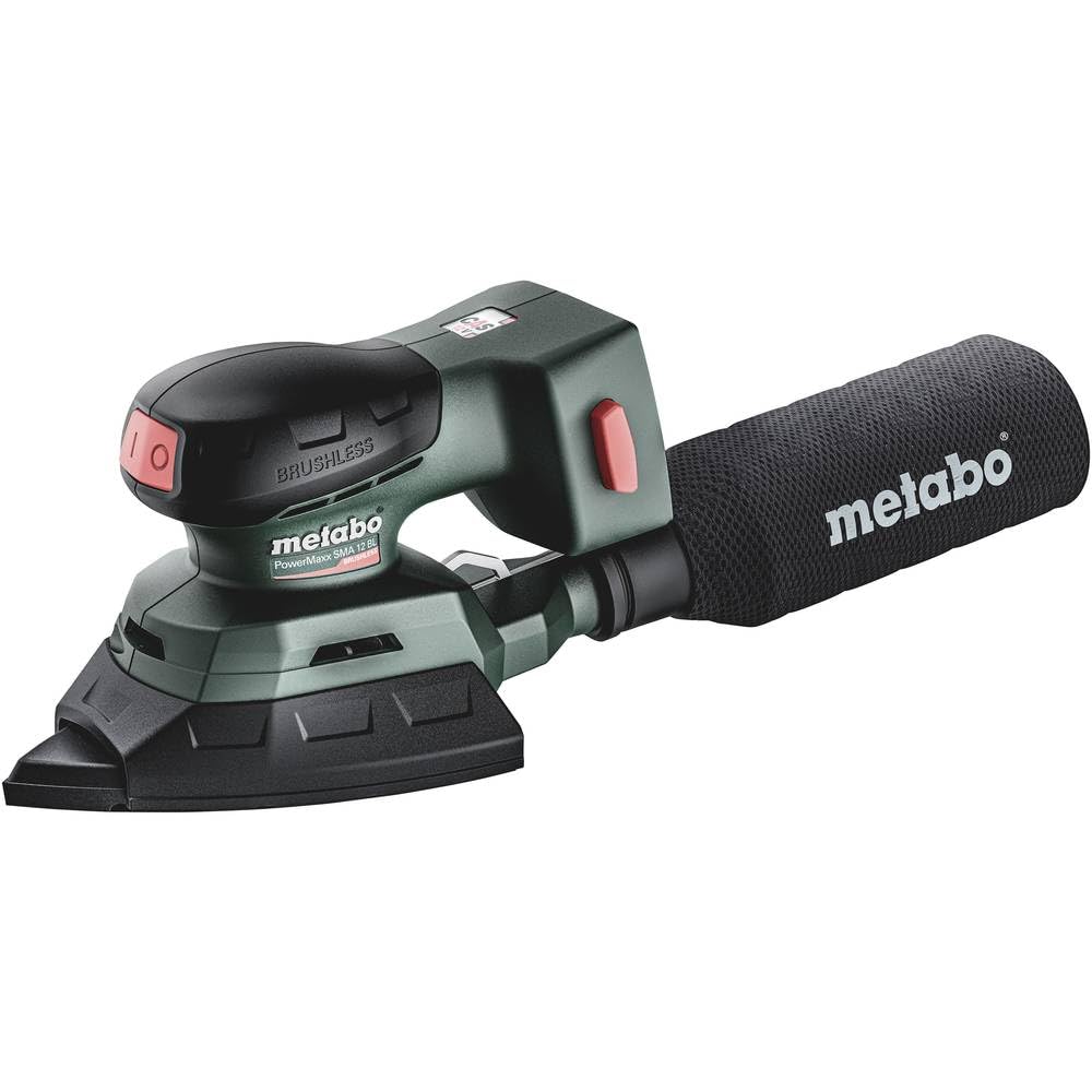 Metabo 602037840 - Lijadora multiusos de batería PowerMaxx SMA 12 BL 12 V, sin batería ni cargador