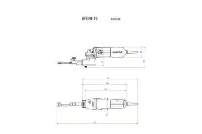 Metabo 602244500 - Lijadora de banda BFE 9-20 Set