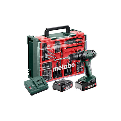 Metabo 602245710 - Taladro atornillador de percusión de batería SB 18 Set