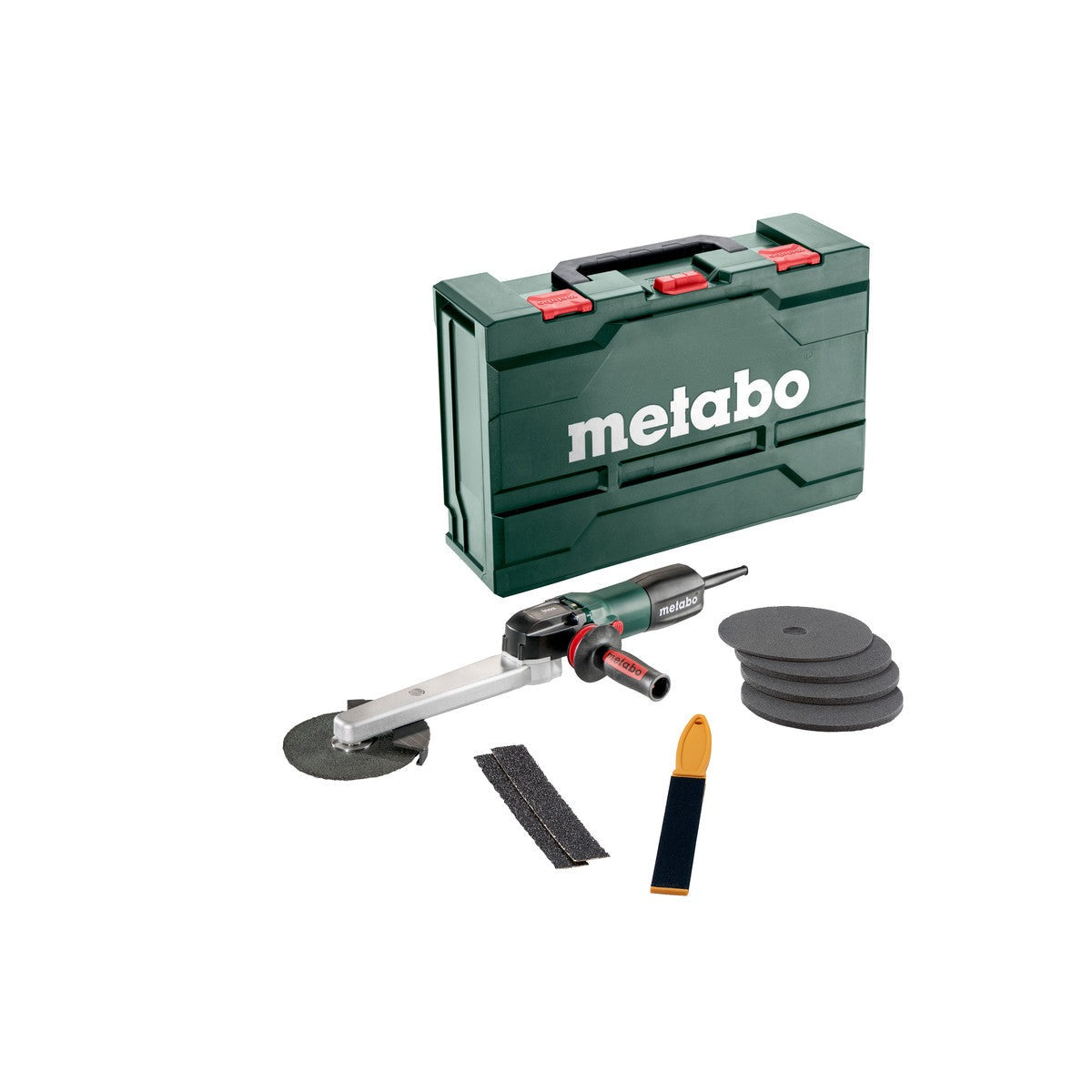 Metabo 602265500 - Lijadora de soldaduras en ángulo KNSE 9-150 Set