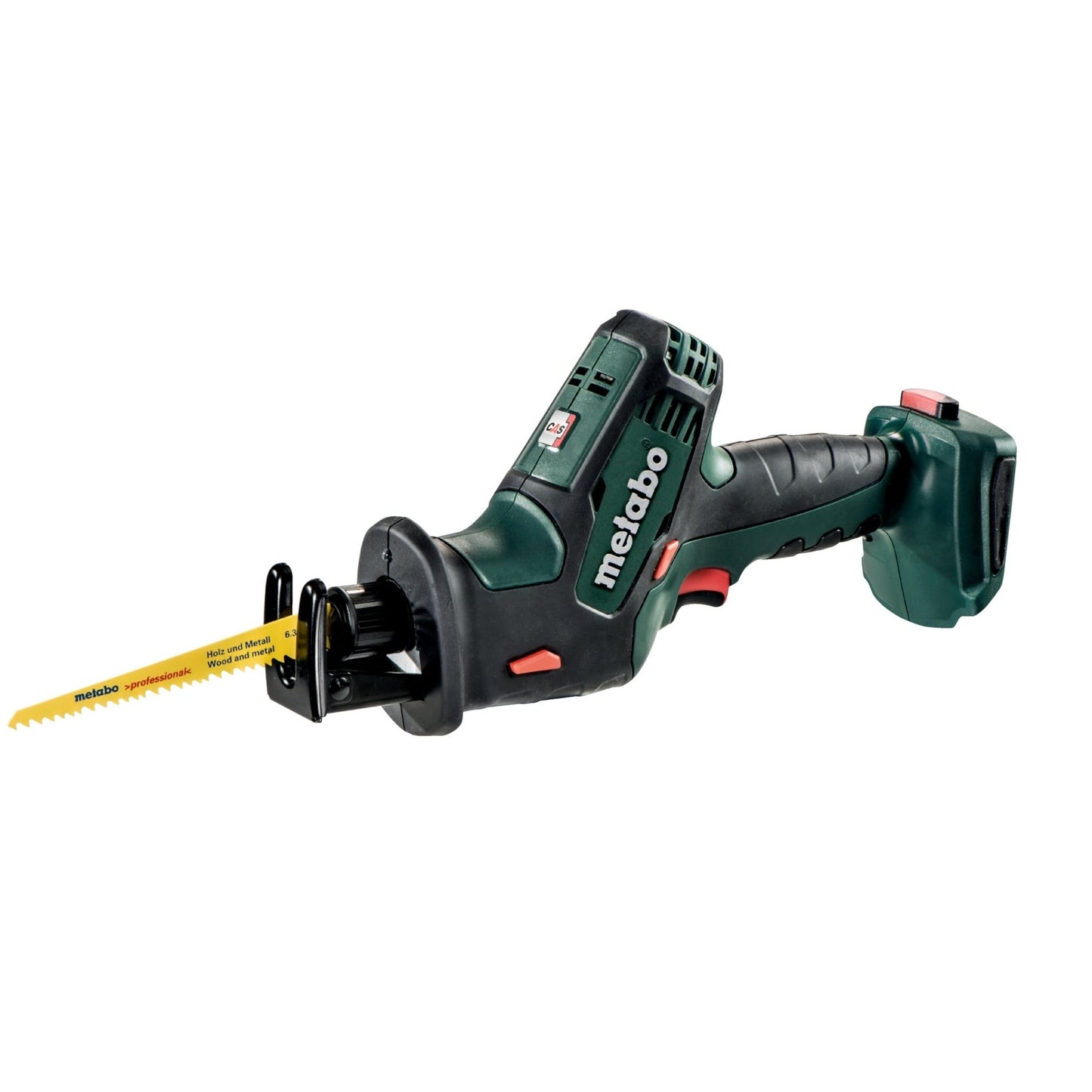 Metabo 602266890 - Sierra de sable de batería SSE 18 LTX Compact 18 V, sin batería ni cargador - Ferrotecnia