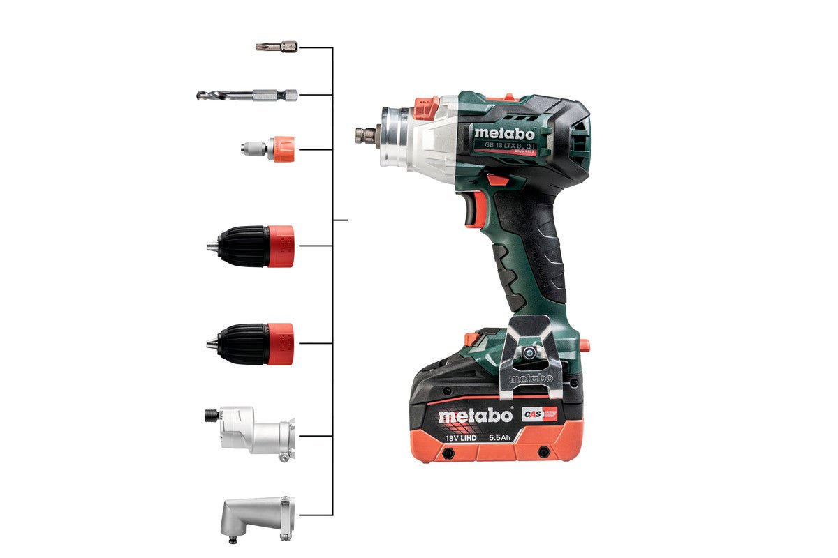 Metabo 602362840 - Taladro/roscador de batería GB 18 LTX BL Q I