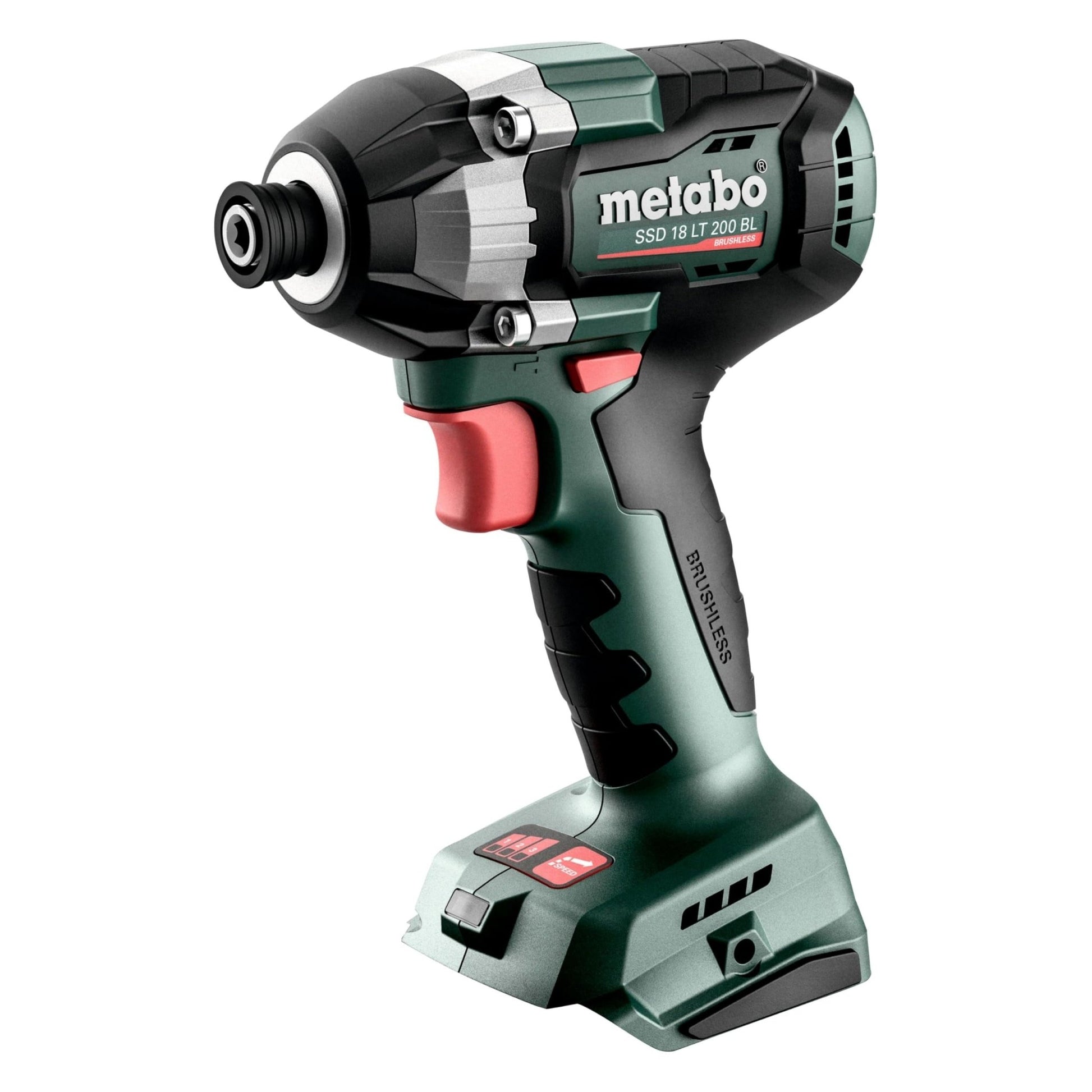 Metabo 602397850 - Atornillador de impacto de batería SSD 18 LT 200 BL, 200 Nm, sin batería - Ferrotecnia