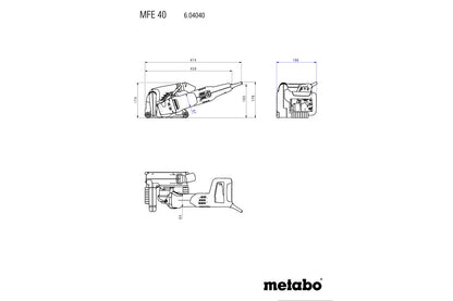 Metabo 604040500 - Rozadora de muros MFE 40