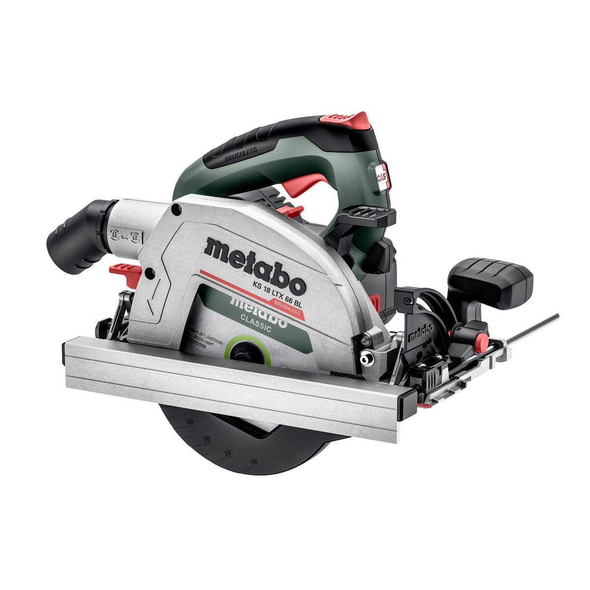 Metabo 611866840 - Sierra circular manual de batería KS 18 LTX 66 BL