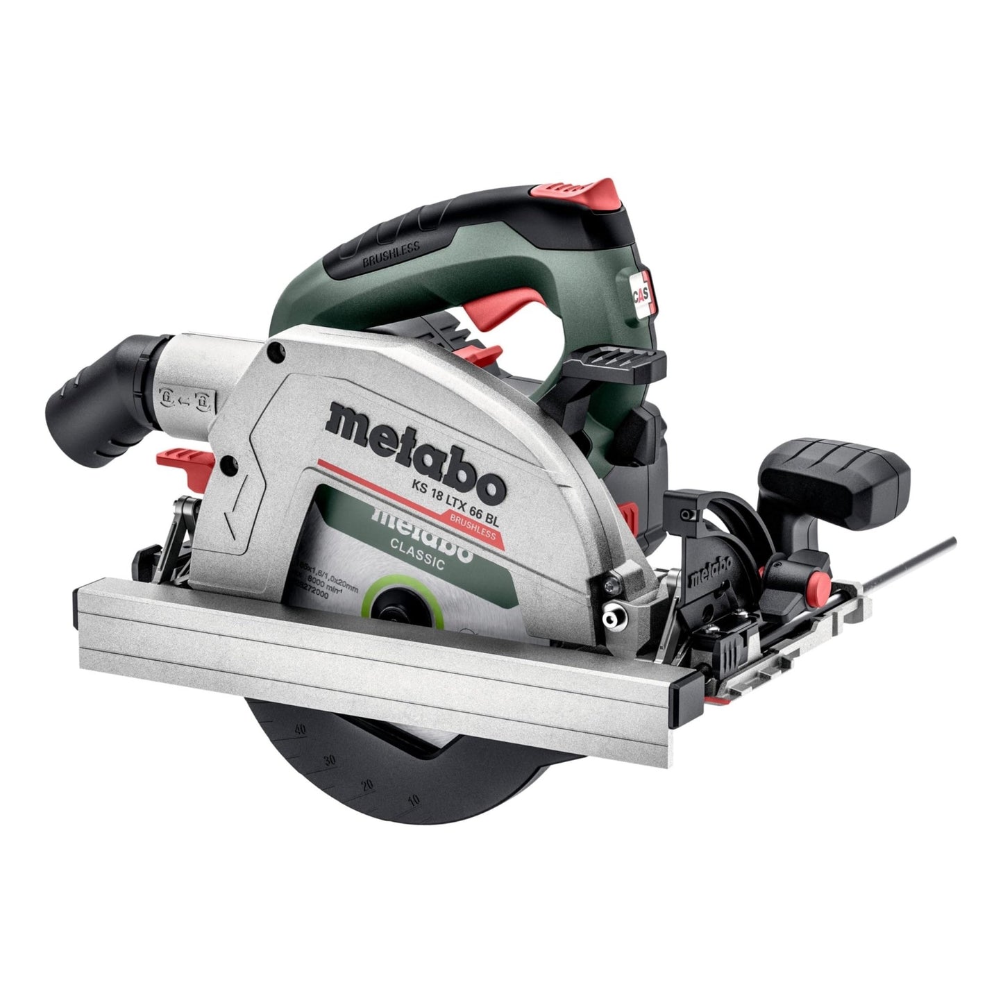 Metabo 611866850 - Sierra circular de batería 18V KS 18 LTX 66 BL, 165 mm, sin batería - Ferrotecnia