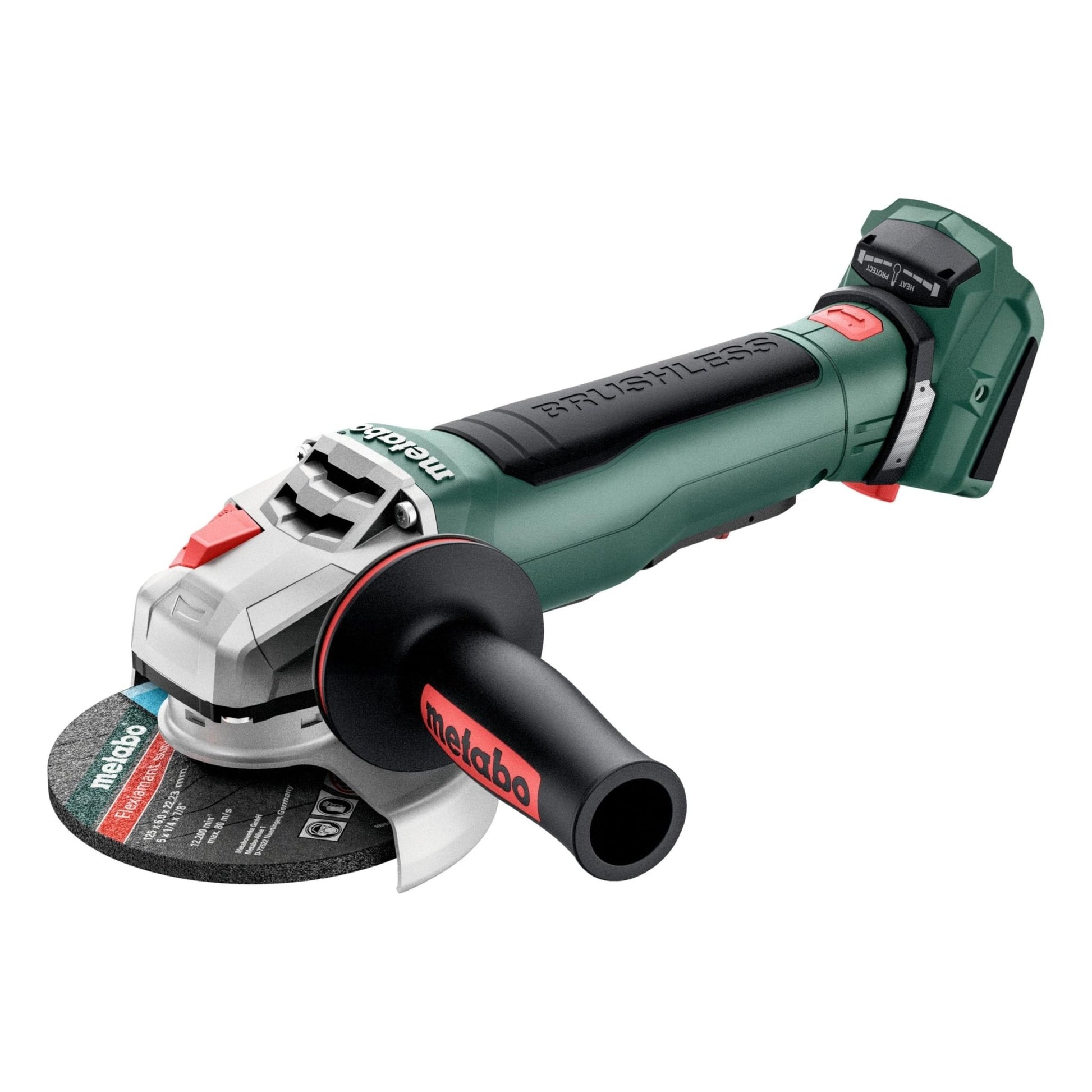 Metabo 613059850 - Amoladora angular de batería 18V WPB 18 LT BL 11-125 Quick, sin batería ni cargador - Ferrotecnia