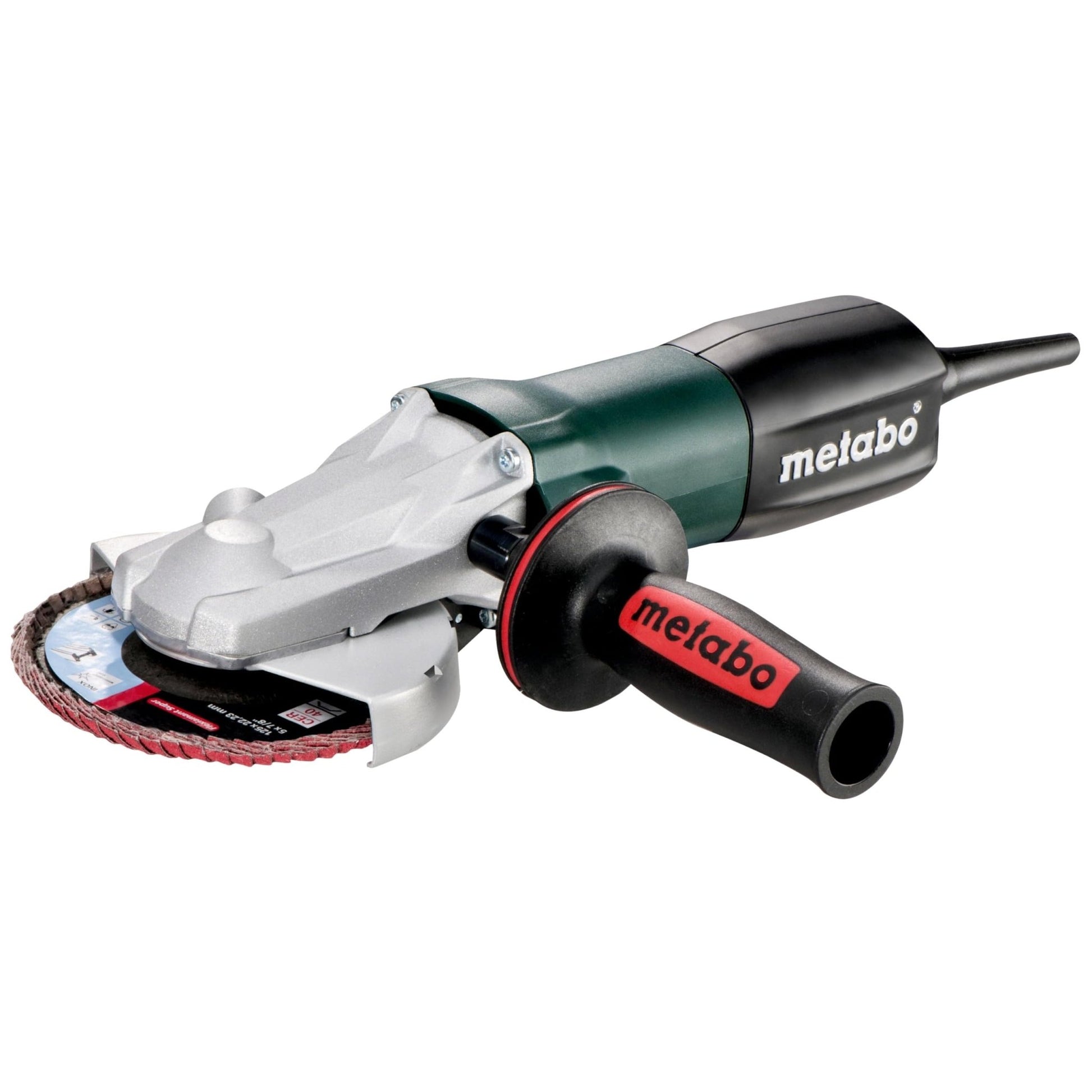 Metabo 613060000 - Amoladora angular de cabeza plana WEF 9-125 Quick, 910 W, 125 mm - Ferrotecnia