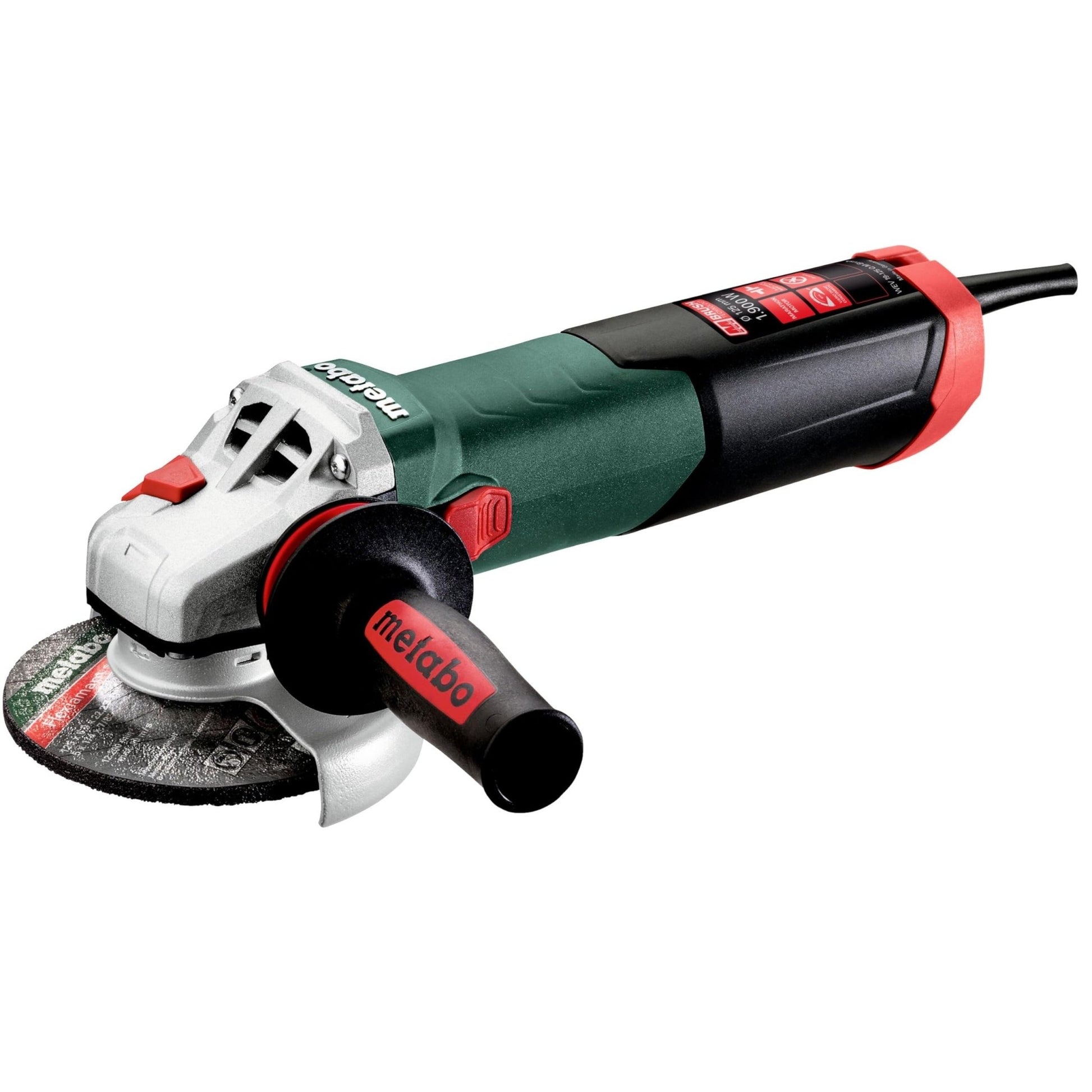 Metabo 613108000 - Amoladora angular WEV 19-125 Q M-Brush, 1900 W, 125 mm, velocidad variable - Ferrotecnia