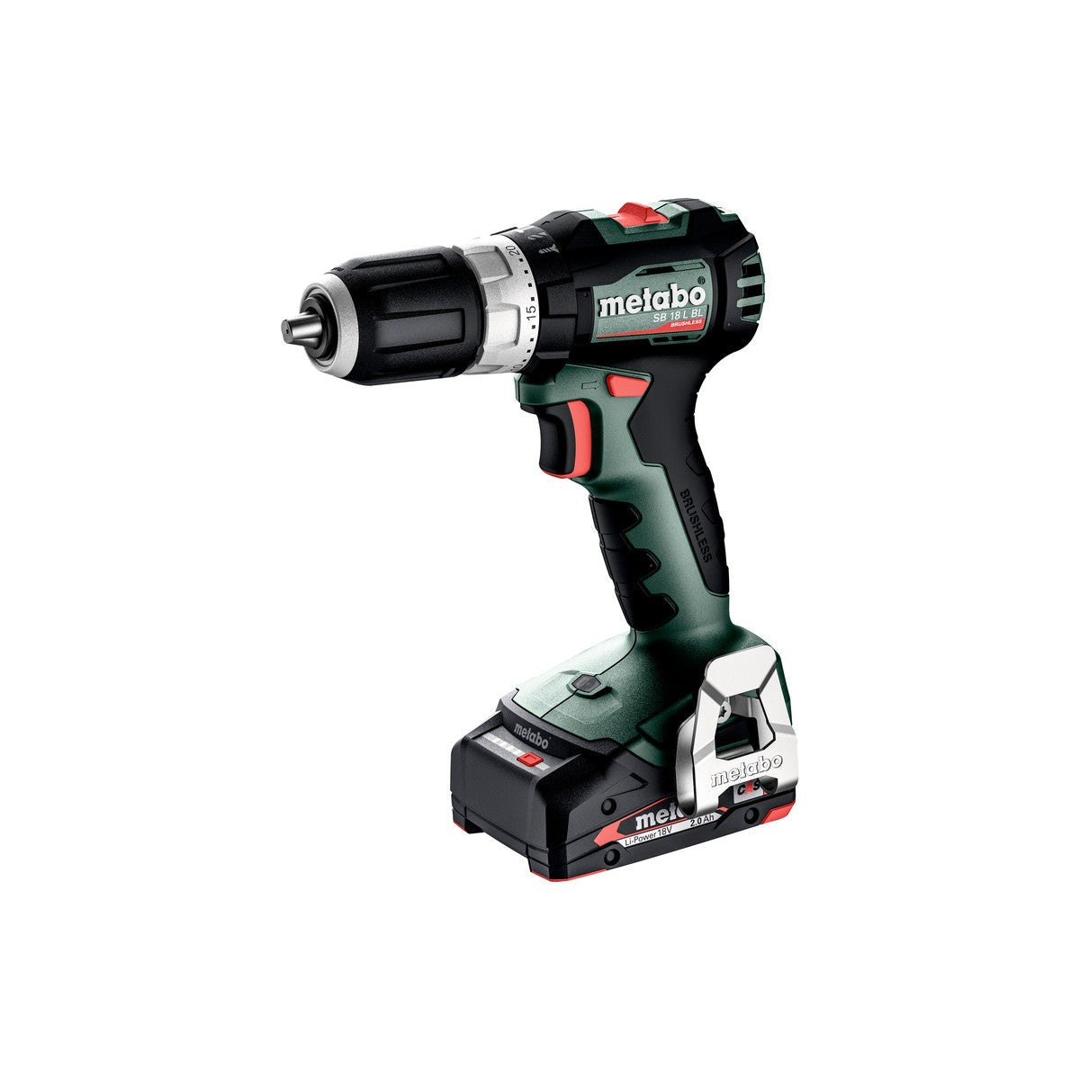 Metabo 613157500 - Taladro atornillador de percusión de batería SB 18 L BL
