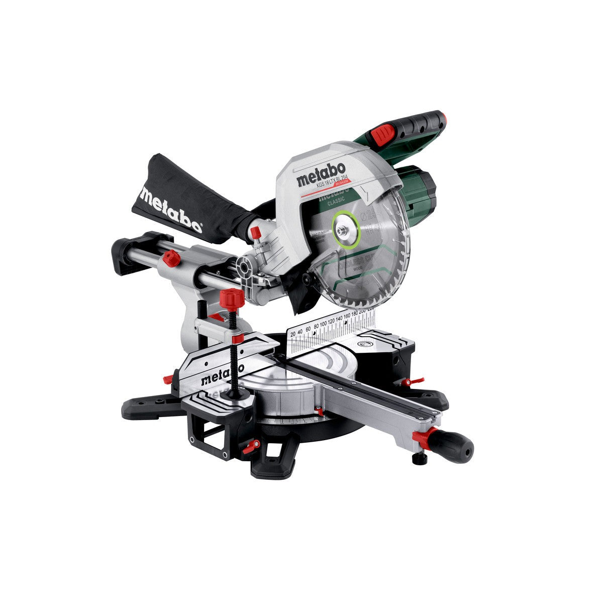Metabo 614254850 - Ingletadora de batería KGS 18 LTX BL 254