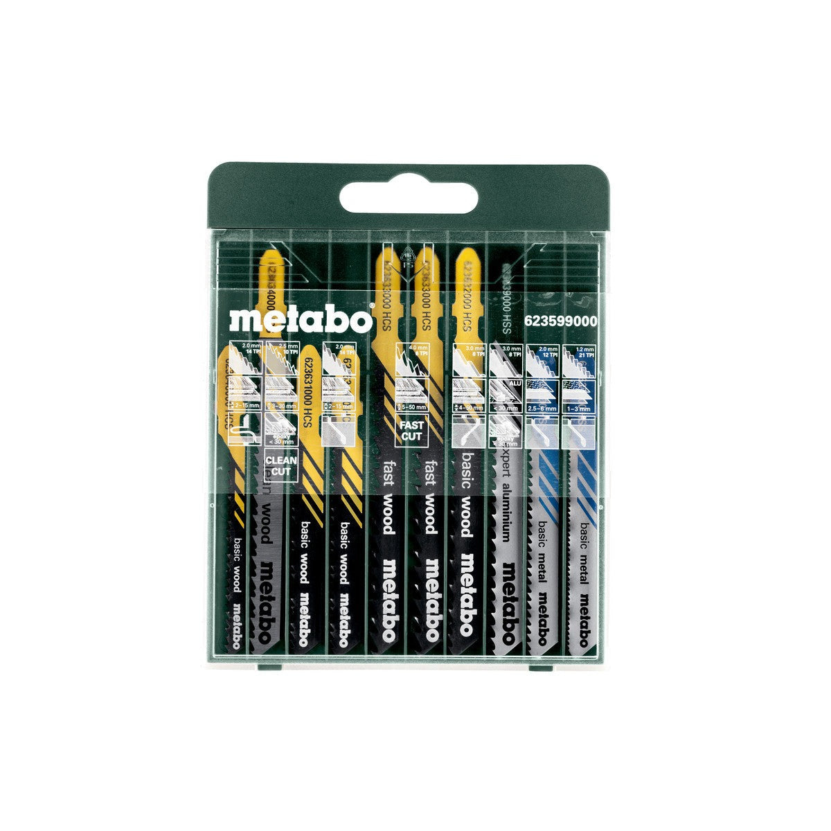 Metabo 623599000 - Juego de hojas para sierras de calar - SP 10 piezas
