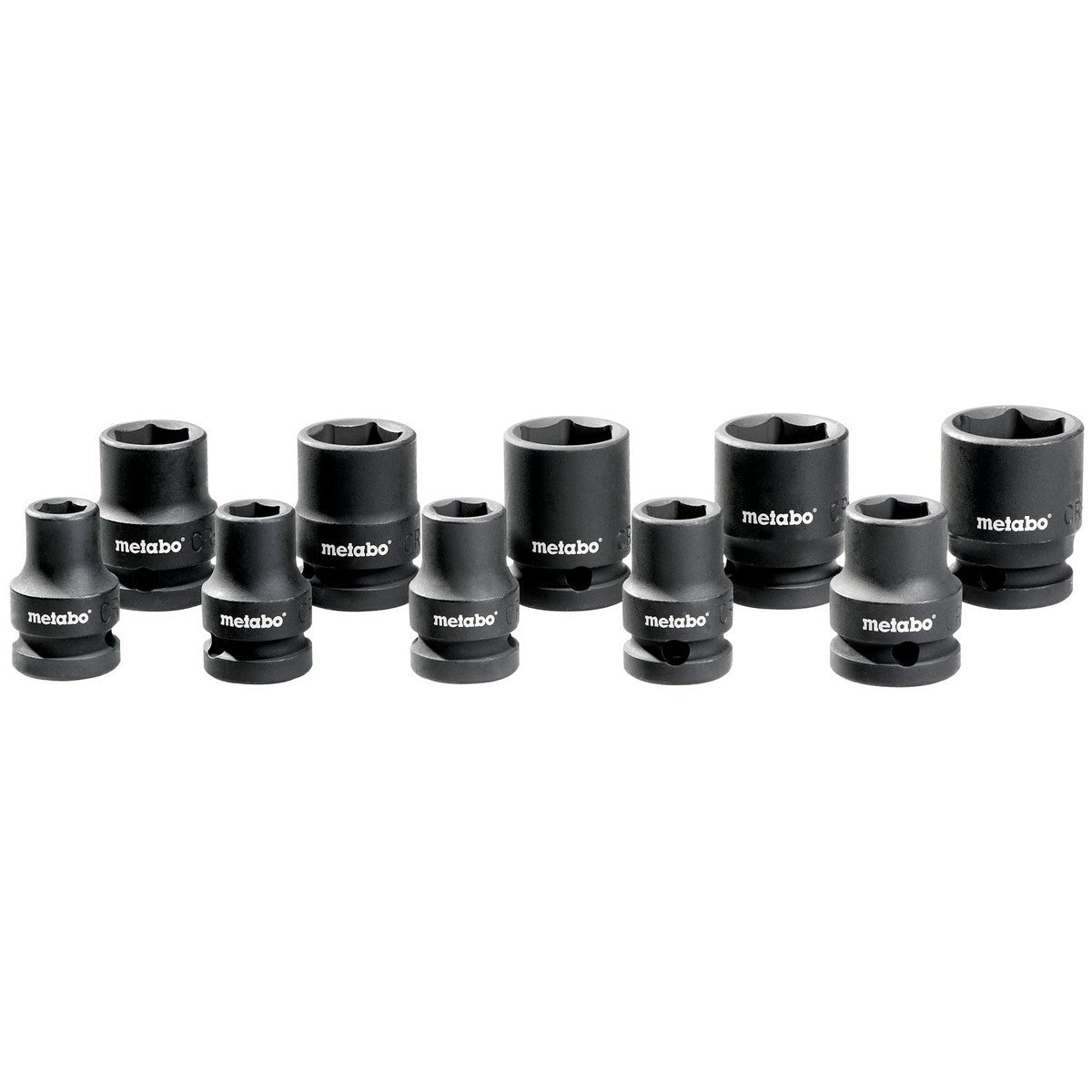 Metabo 628831000 - Juego de llaves de vaso 1/2" a prueba de golpes