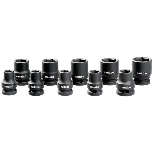 Metabo 628831000 - Juego de llaves de vaso 1/2" a prueba de golpes - Ferrotecnia