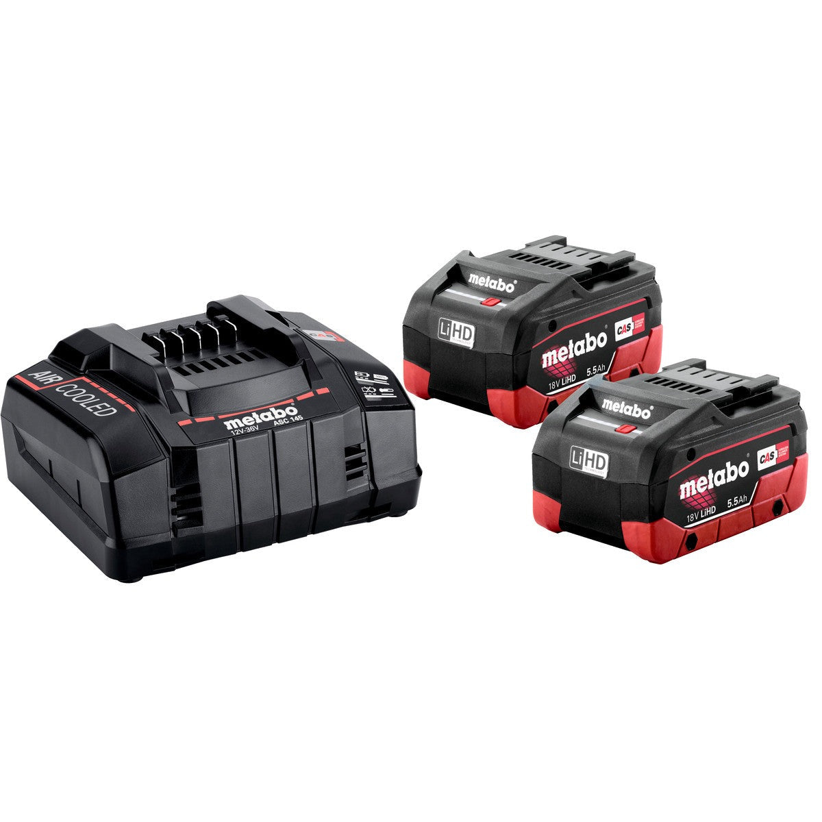 Metabo 685122000 - Conjunto básico 2 x LiHD 5,5 Ah