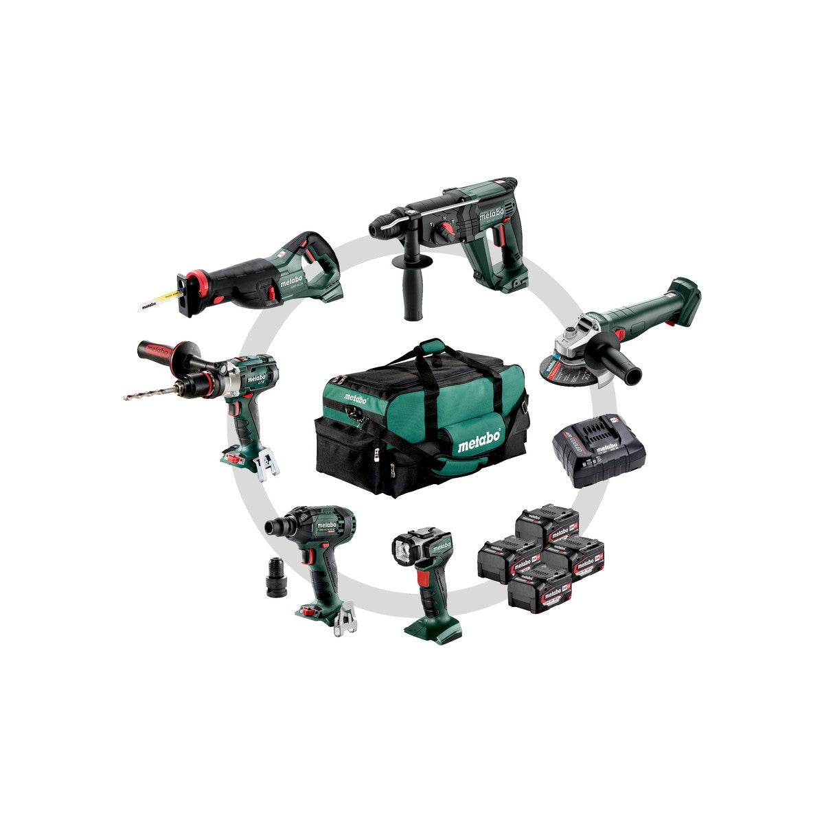 Metabo 685211000 - Combo Set de batería Ramo de la construcción 6.1