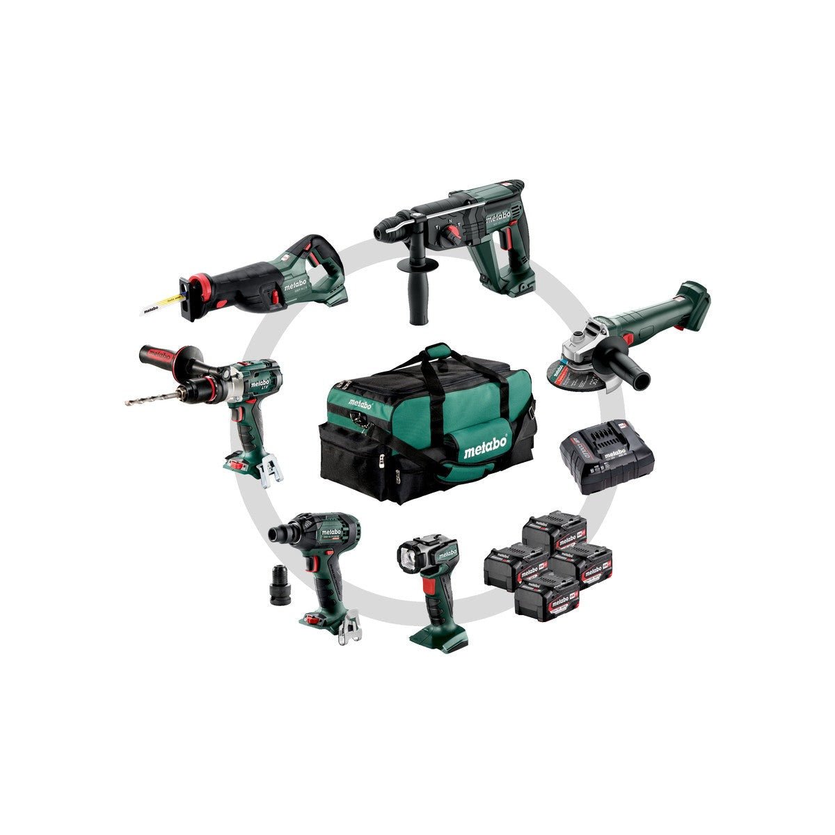 Metabo 685211000 - Combo Set de batería Ramo de la construcción 6.1 - Ferrotecnia